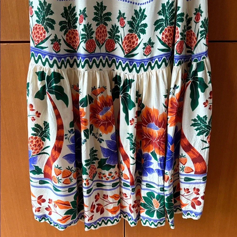 FARM Rio  V-neck Kaftan Maxi Cut out Dress - Picture 5 of 8